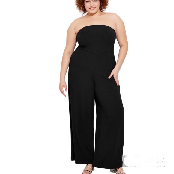❗️NWT❗️CONVERTIBLE STRAPLESS JUMPSUIT SZ 3X - Picture 1 of 7